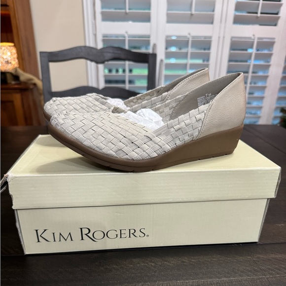 Kim Rogers Shoes - Kim Rogers Magen Flat Woven Wedge Shoes
